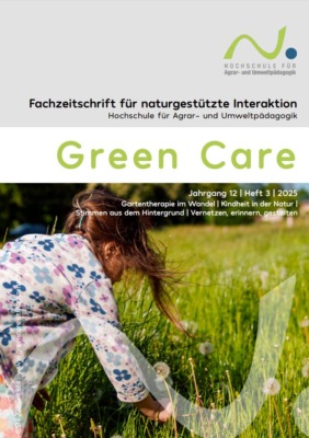 Green Care - Jahrgang 12- Heft 3